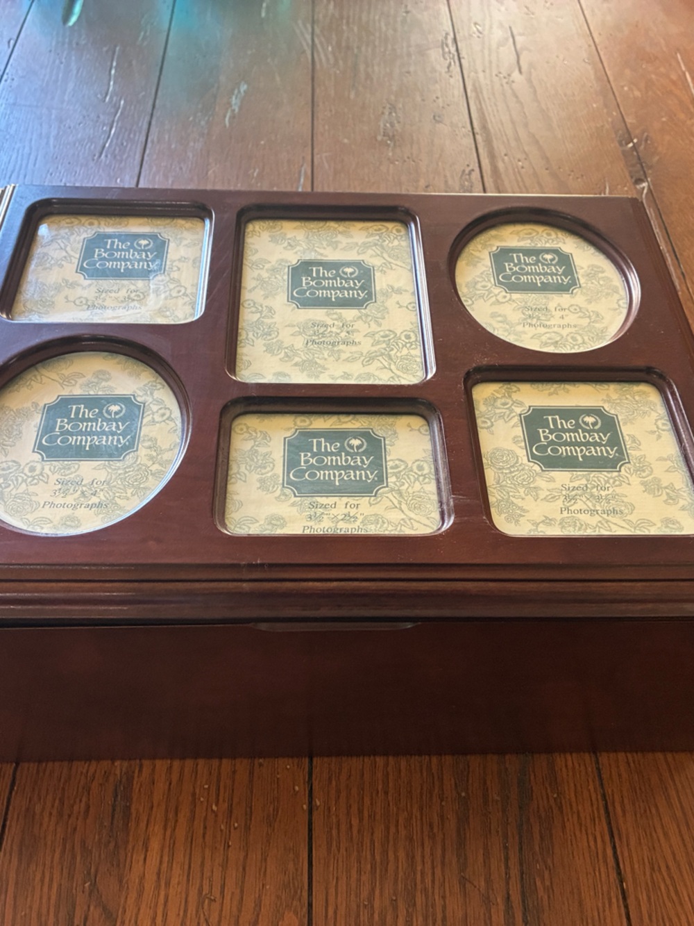 1996 Classic Brown Multi-Opening Photo Frame by The Bombay Company